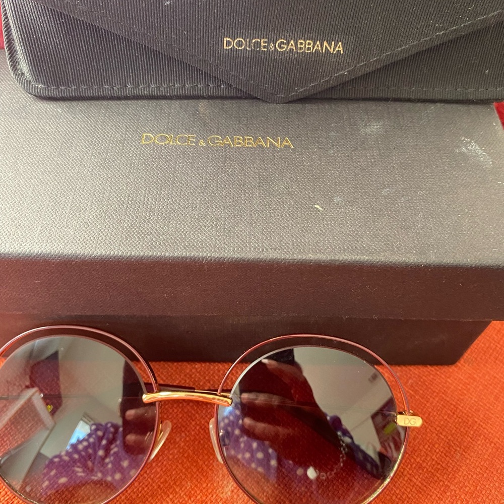 Dolce & Gabbana DG2262, circle eye framed sun glasses